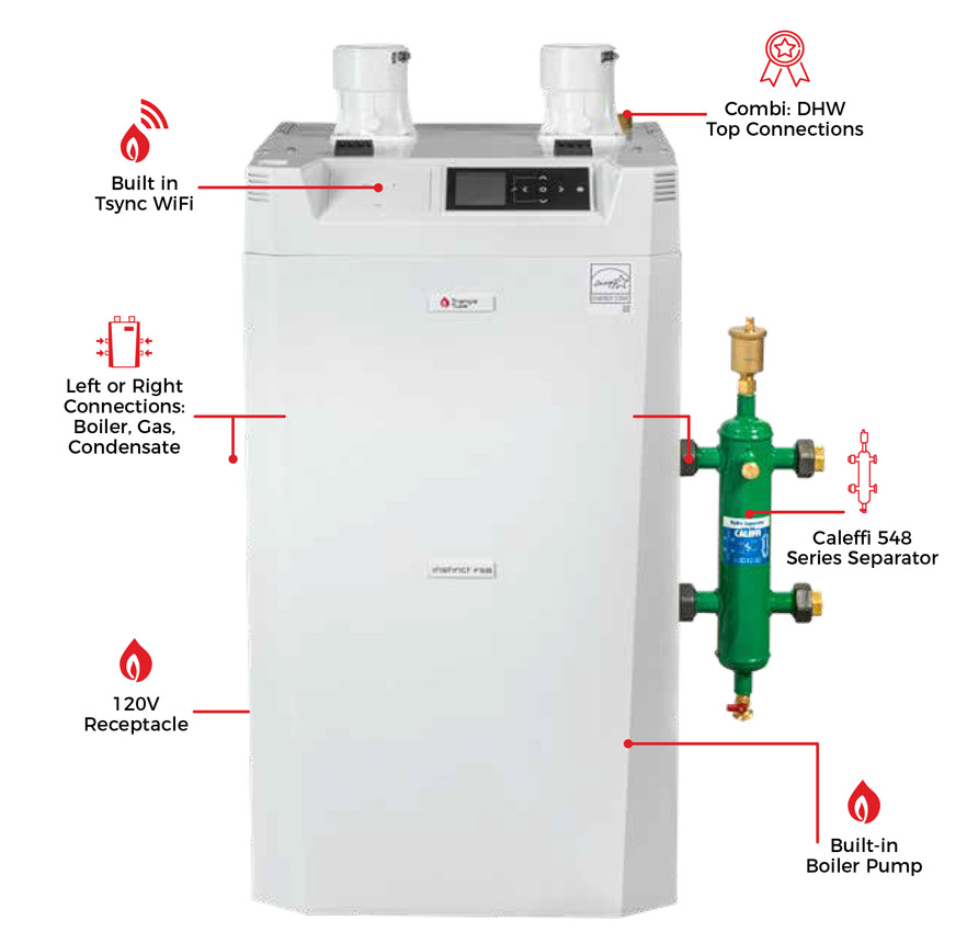 High Efficiency Boilers Triangle Tube Instinct Floor Mount